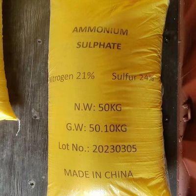 Sulfato di ammonio NH42SO4 di purezza bianca granulare